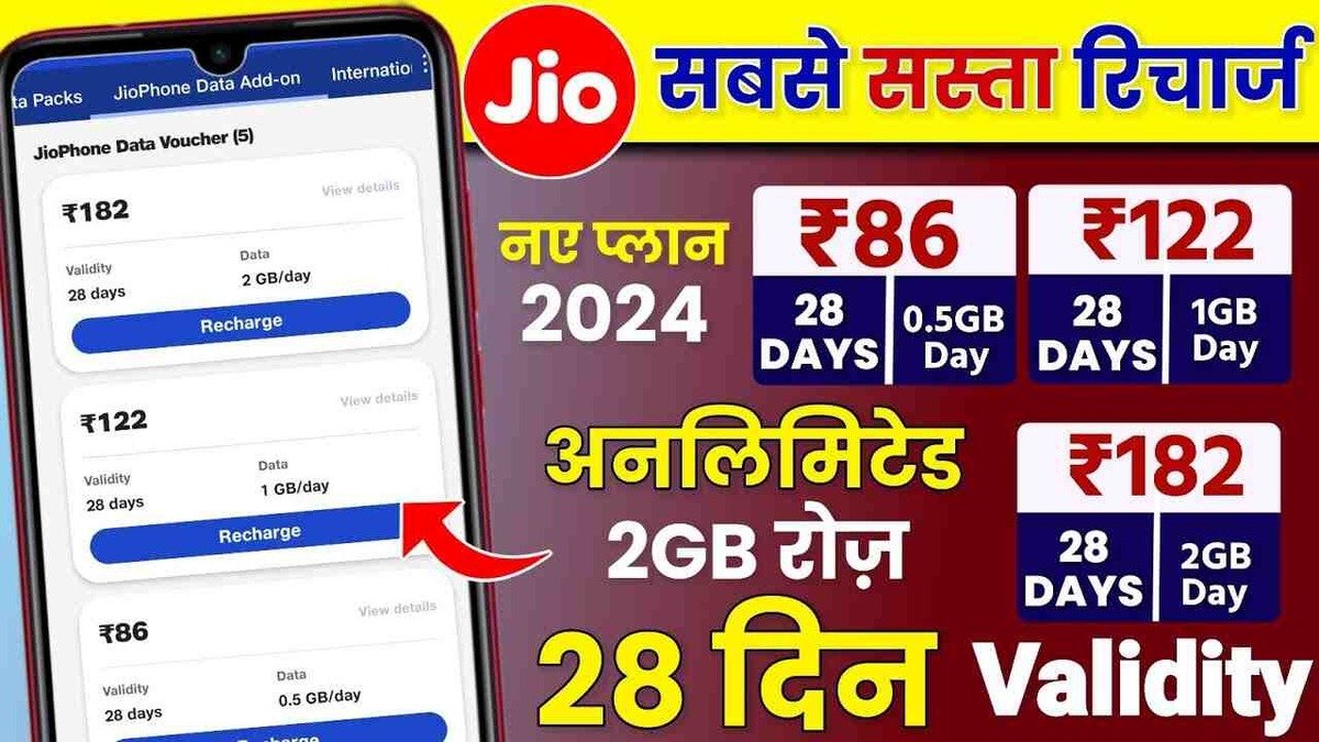 Jio ने दी महँगाई को मात, सिर्फ ₹182 में आया यह बेहतरीन Plan, जान ले इसके सभी फायदें