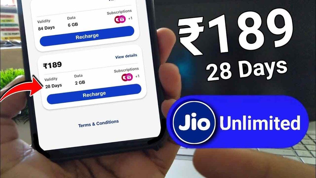 जल्दी जाने Jio का यह सस्ता प्लान, मात्र 189 रुपये में अनलिमिटेड डेटा और कॉलिंग